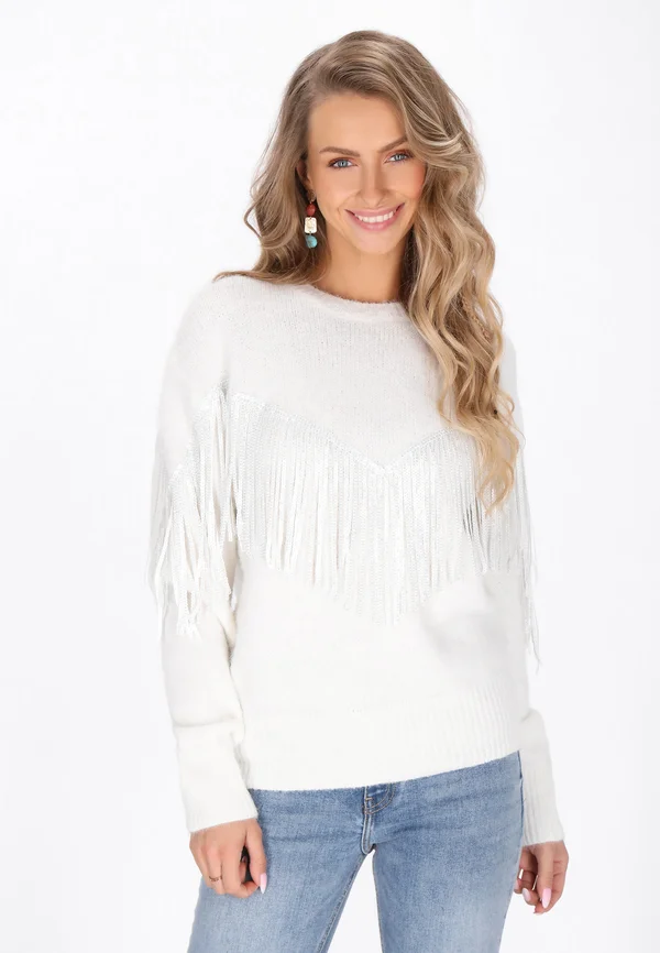 Strickpullover - offwhite