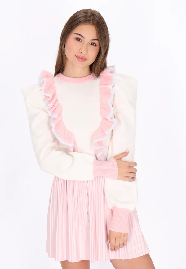 Strickpullover - offwhite