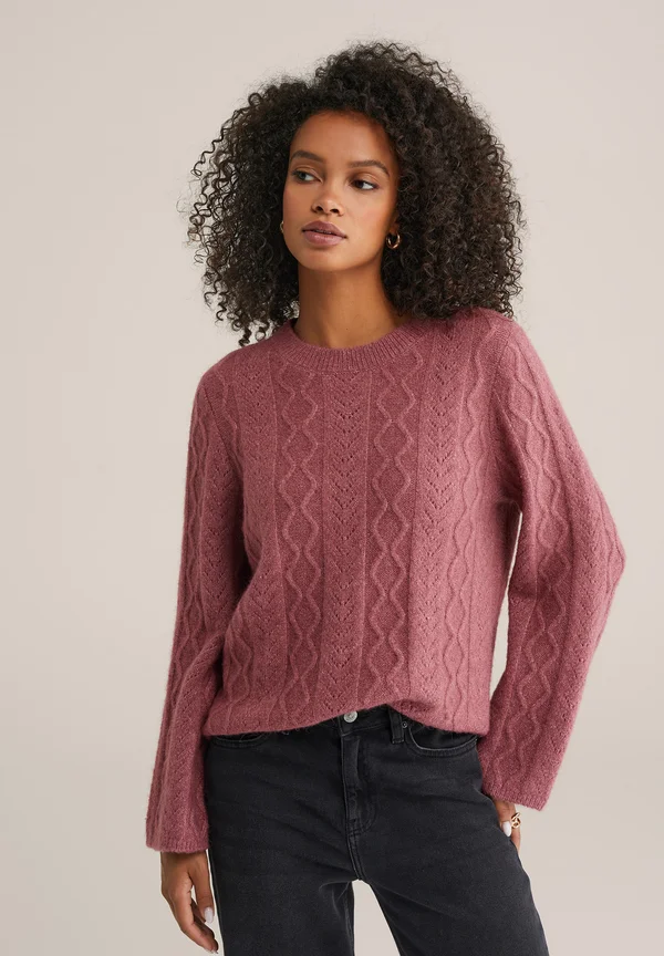 Strickpullover - old rose