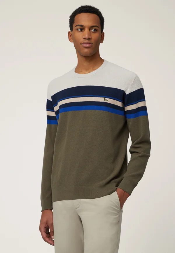 Strickpullover - oliva