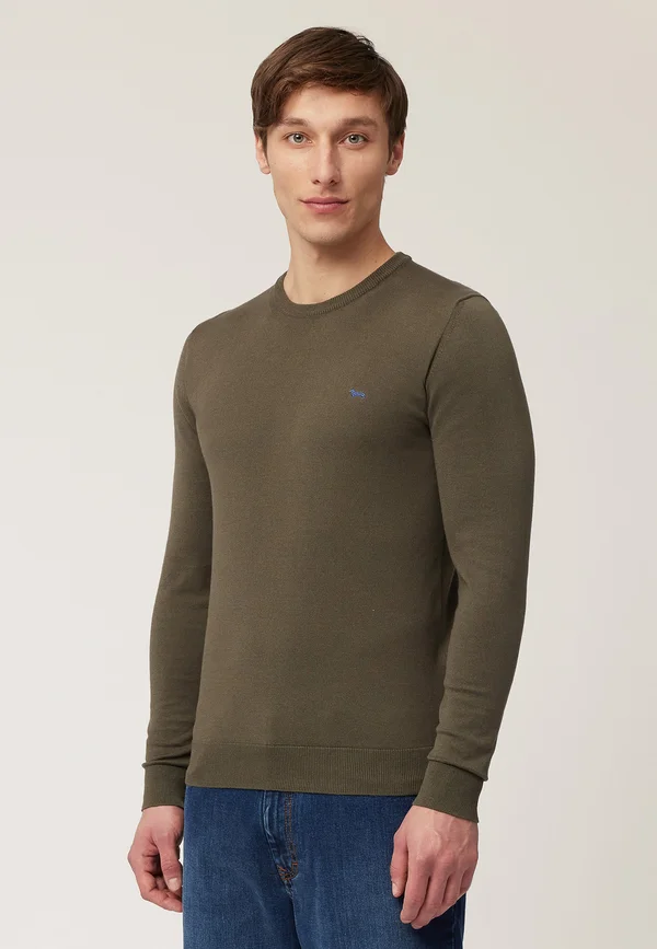 Strickpullover - oliva