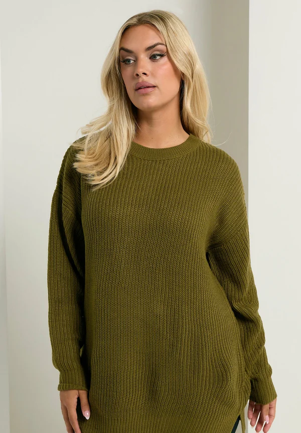 Strickpullover - olive