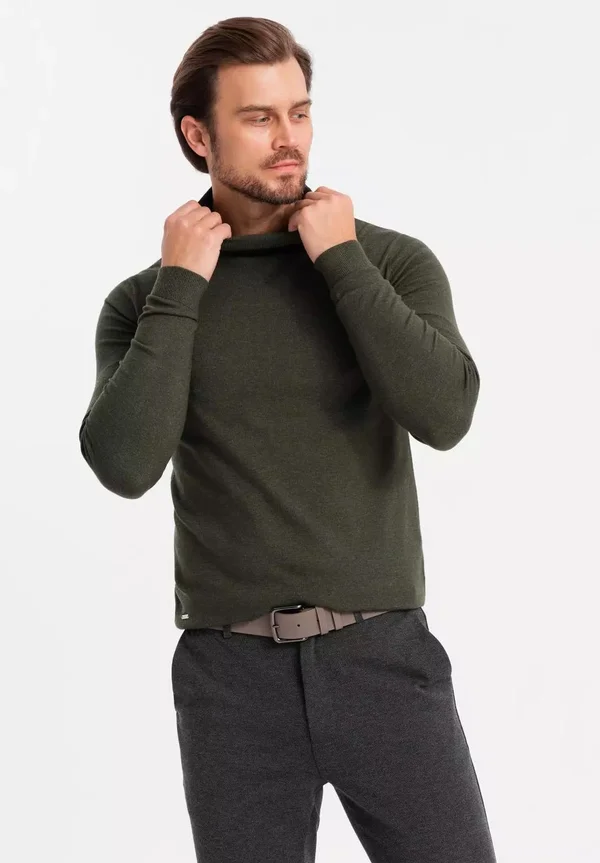 Strickpullover - olive