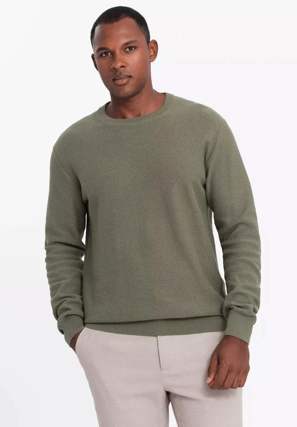 Strickpullover - olive