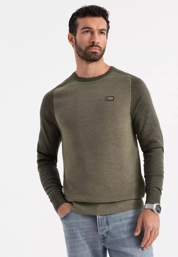 Strickpullover - olive