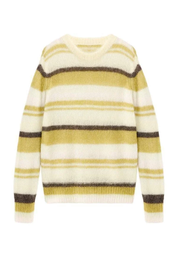 Strickpullover - olivengrün