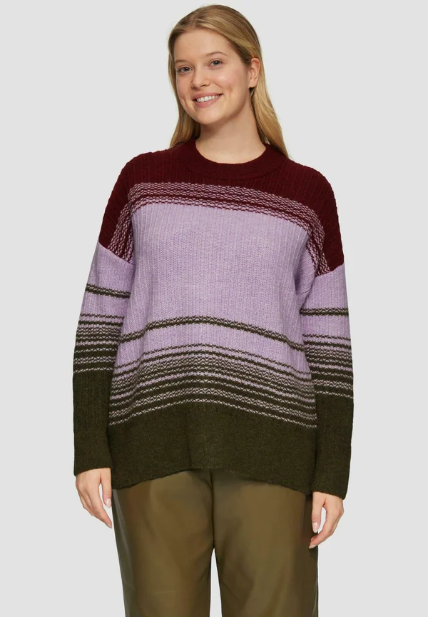 Strickpullover - olivgrün