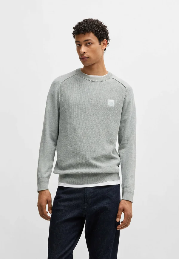 Strickpullover - open grey twelve