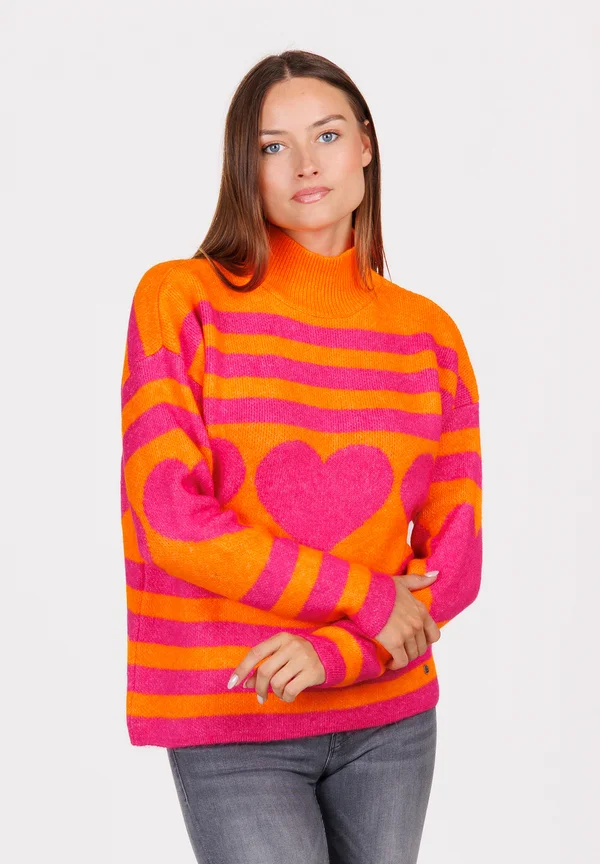 Strickpullover - orange