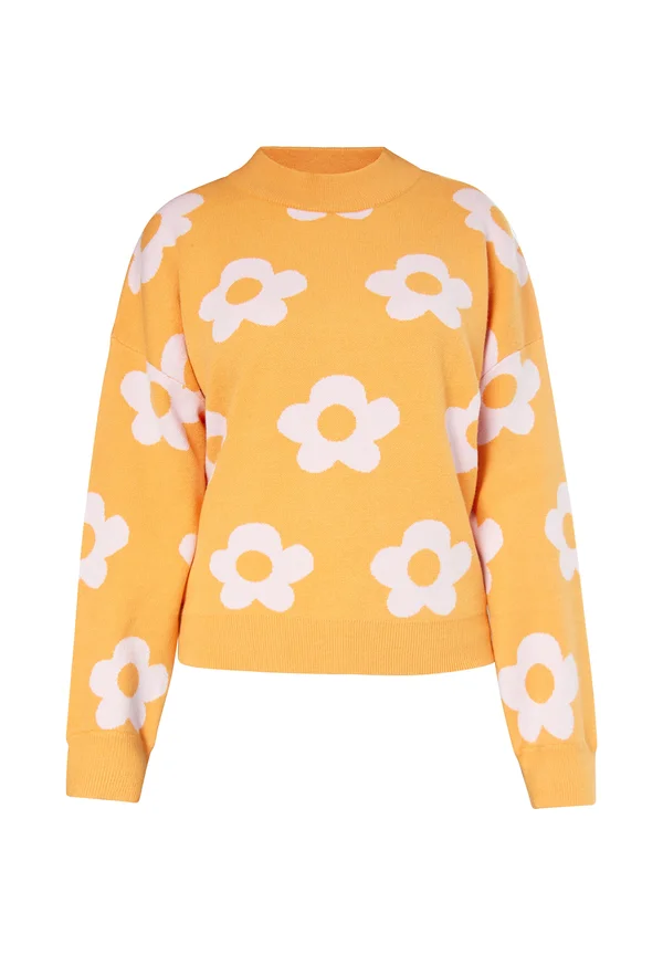 Strickpullover - orange