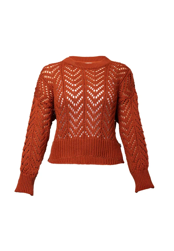 Strickpullover - orange
