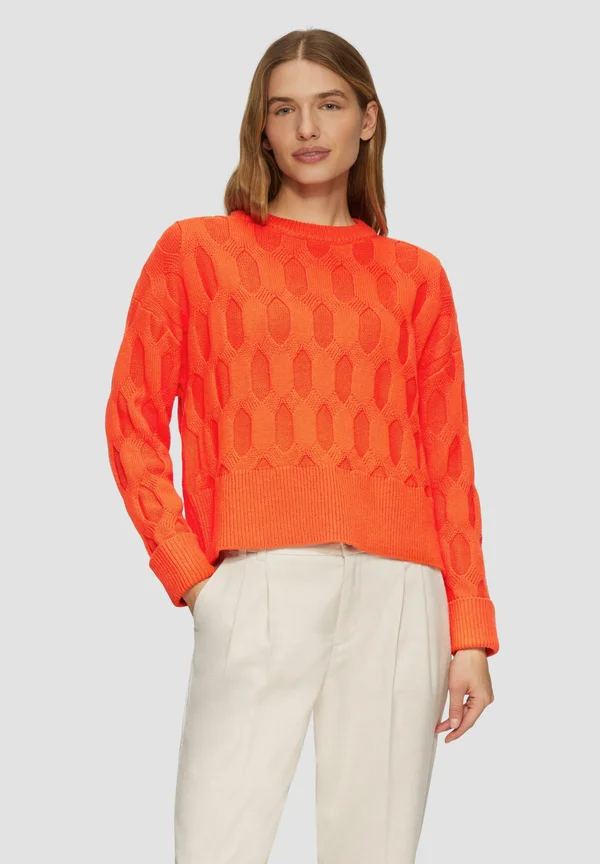 Strickpullover - orange