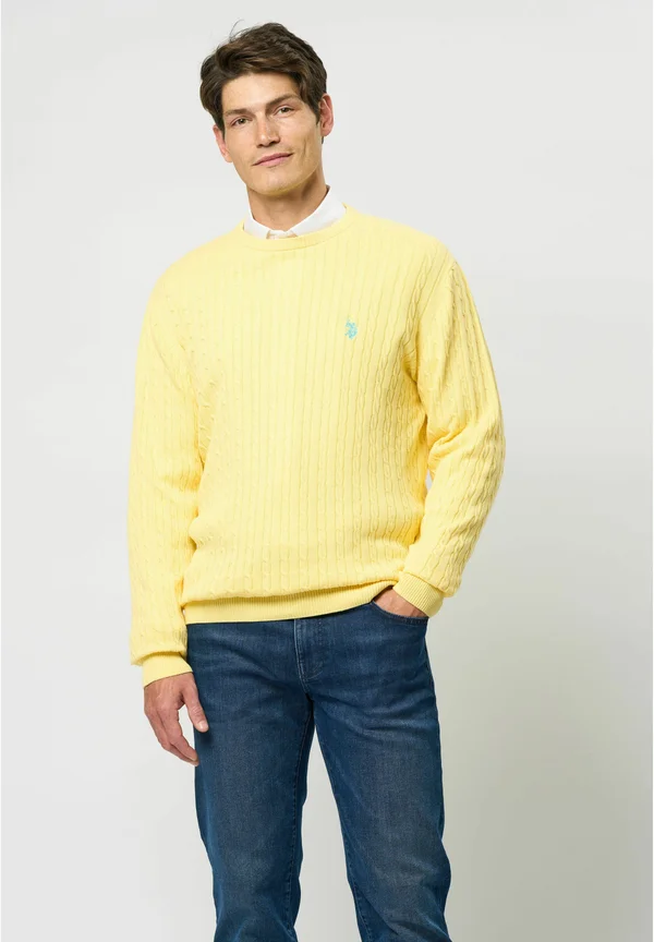 Strickpullover - pale banana