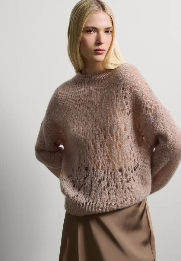 Strickpullover - pastel pink
