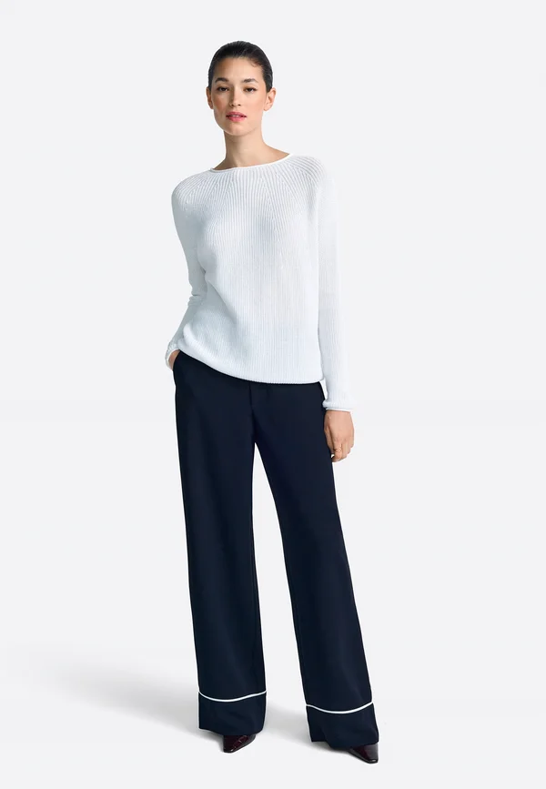 Strickpullover - pearl white