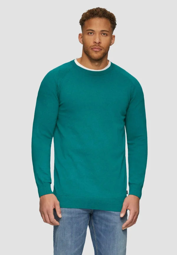 Strickpullover - petrol