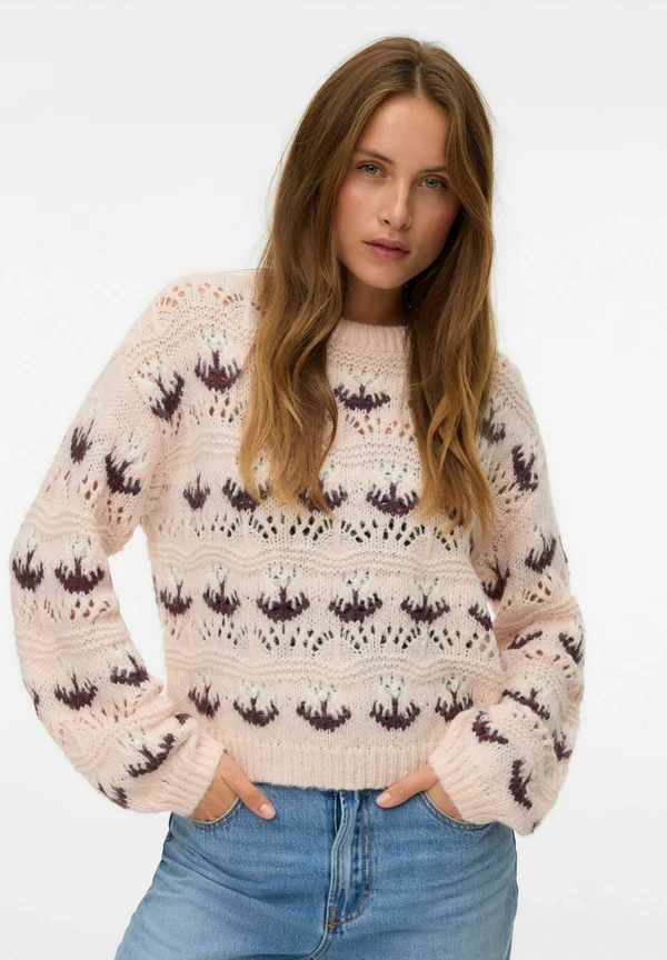 Strickpullover - pink dogwood