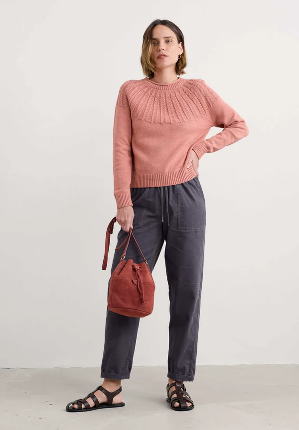 Strickpullover - pink dusty rose