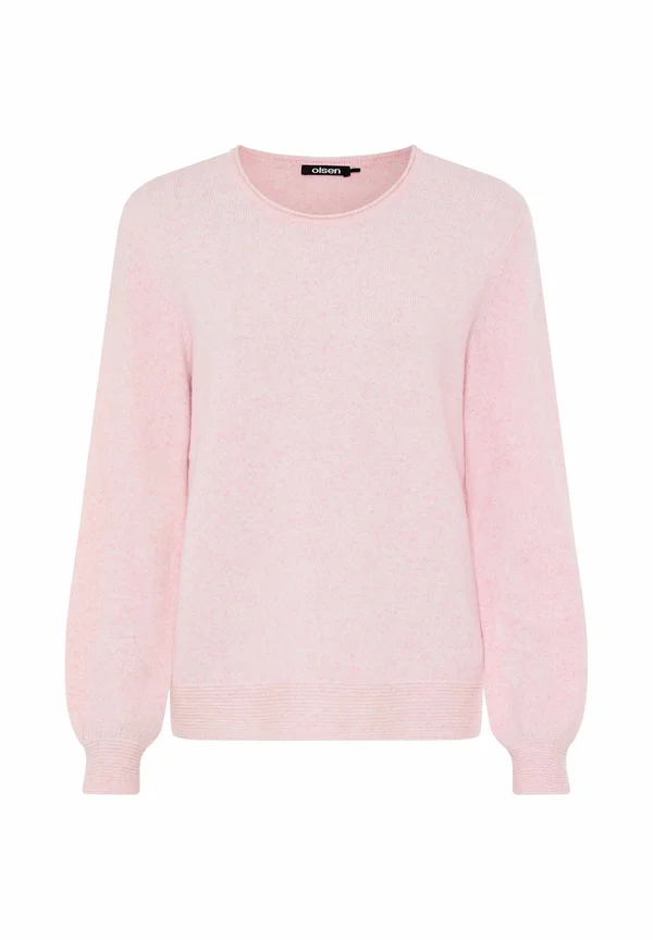 Strickpullover - pink meliert
