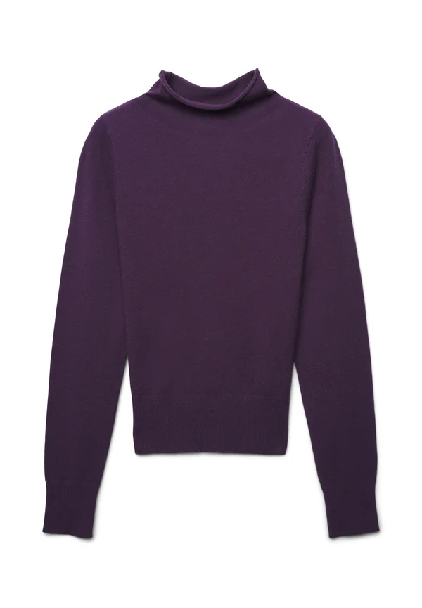 Strickpullover - prugna scuro