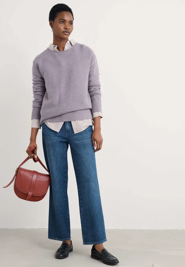 Strickpullover - purple - clematis