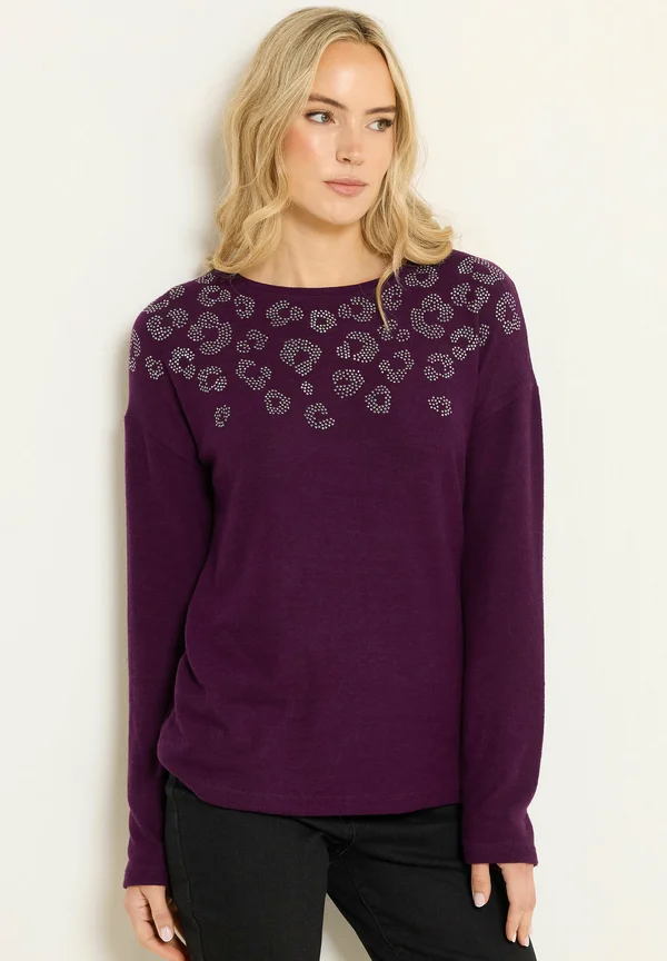 Strickpullover - purple