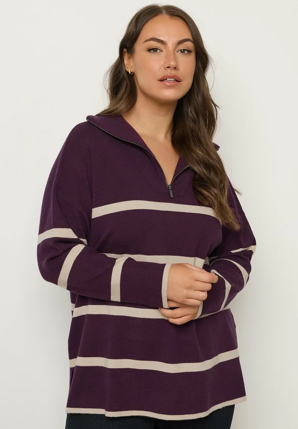 Strickpullover - purple