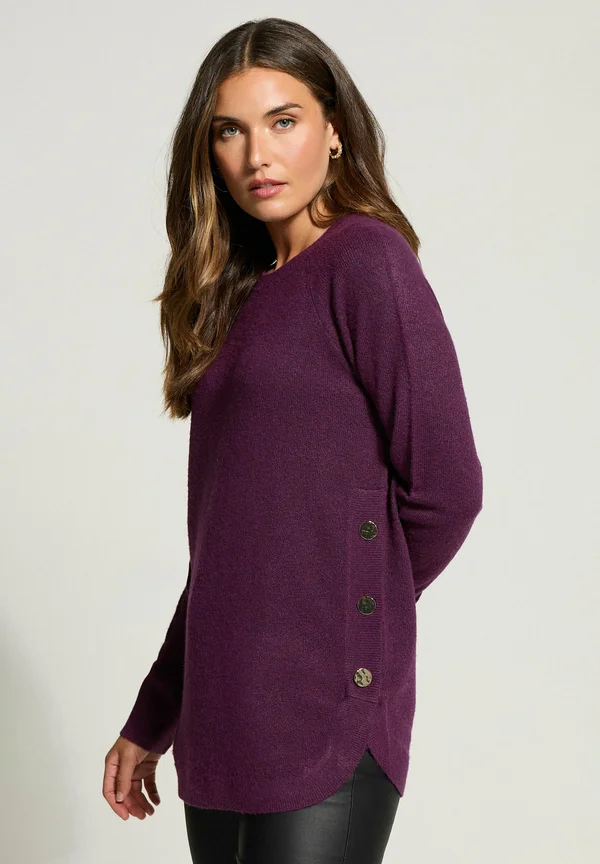 Strickpullover - purple