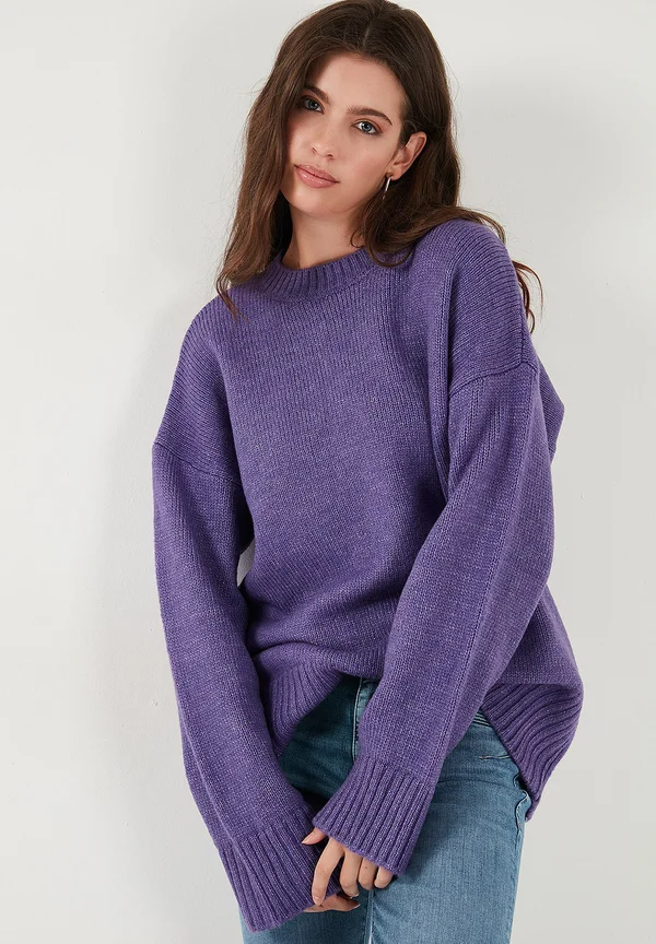 Strickpullover - purple