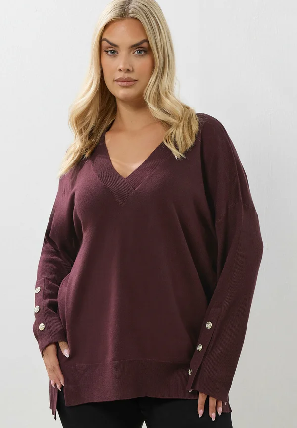 Strickpullover - purple