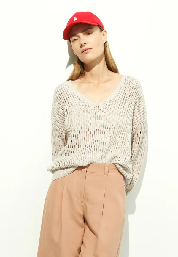 Strickpullover - raw white