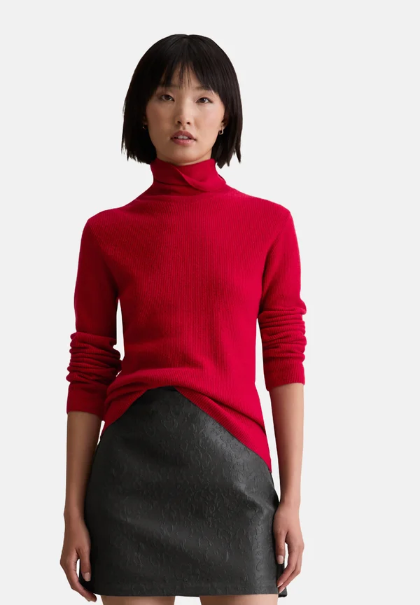Strickpullover - red mulberry