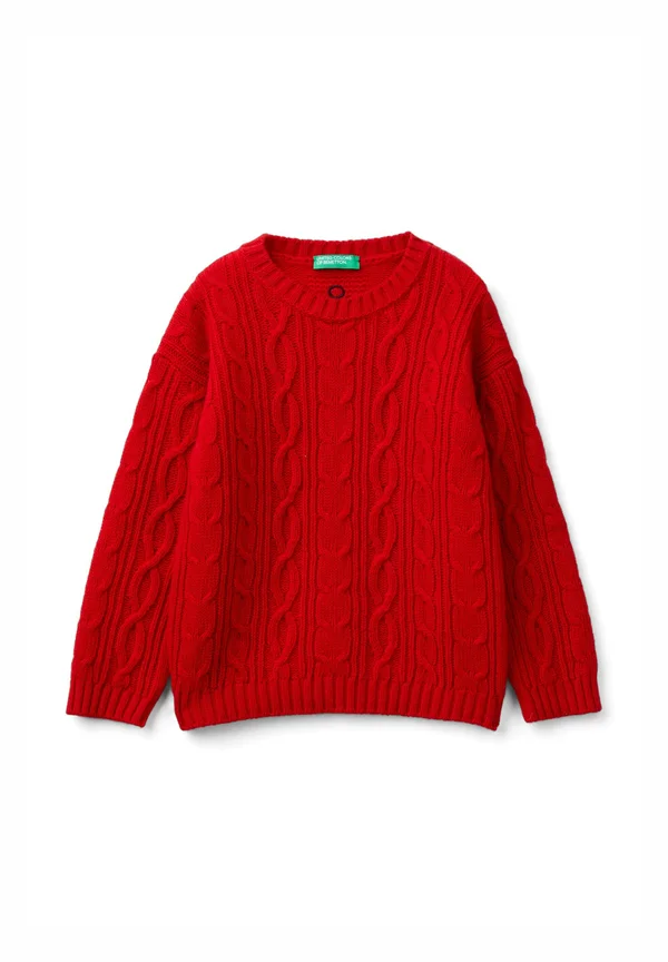 Strickpullover - red