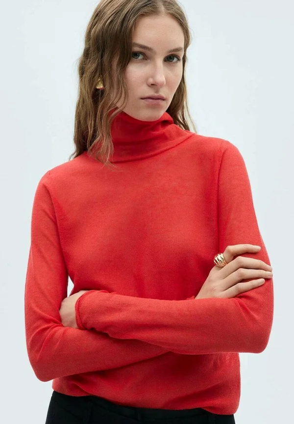 Strickpullover - red