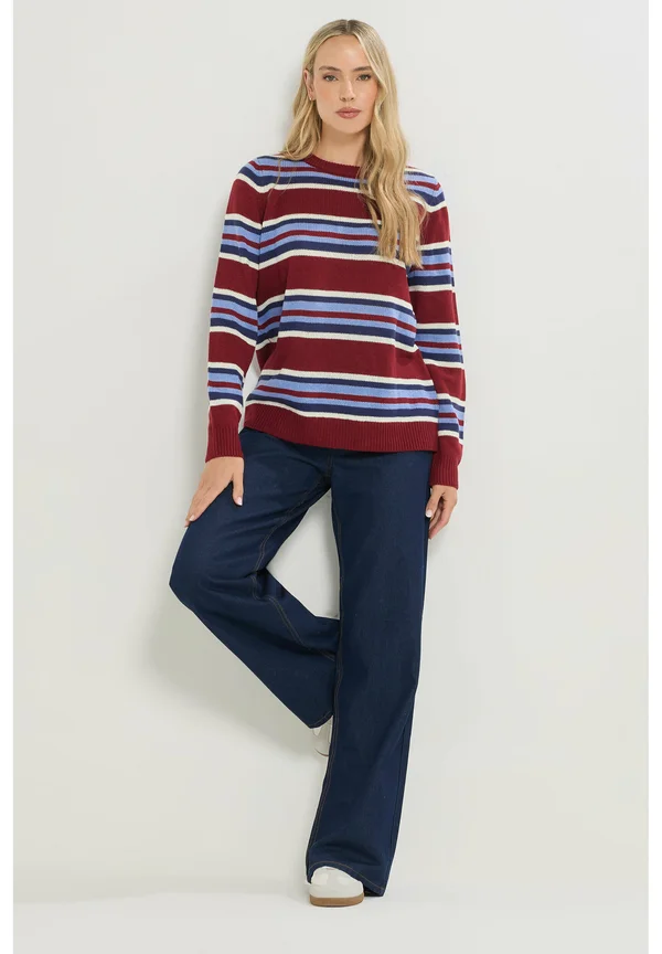 Strickpullover - red