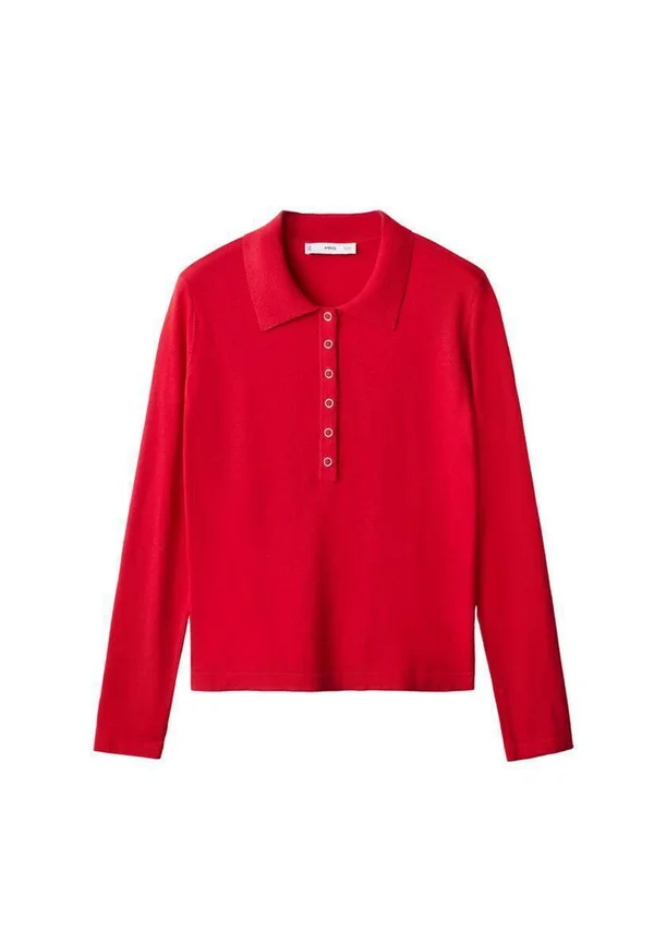 Strickpullover - red