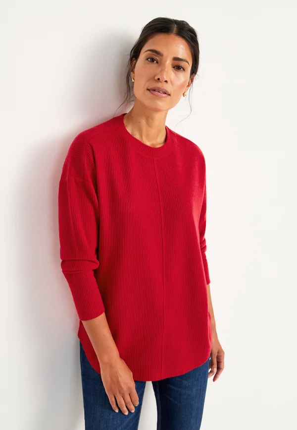 Strickpullover - red