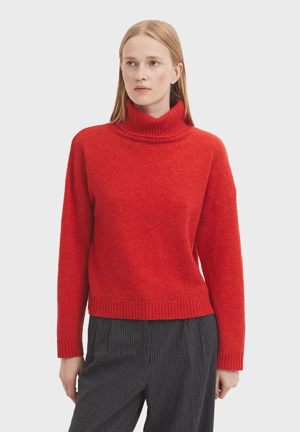 Strickpullover - red