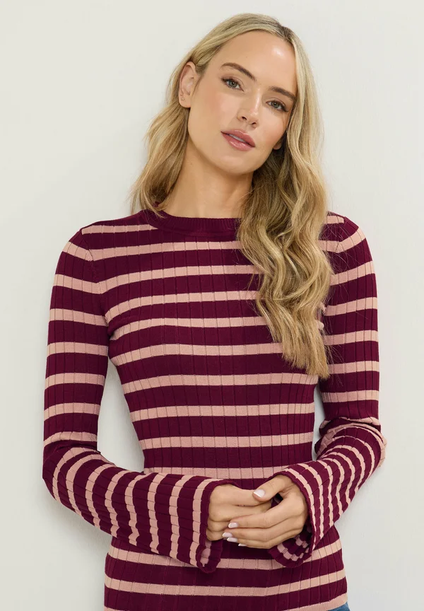 Strickpullover - red