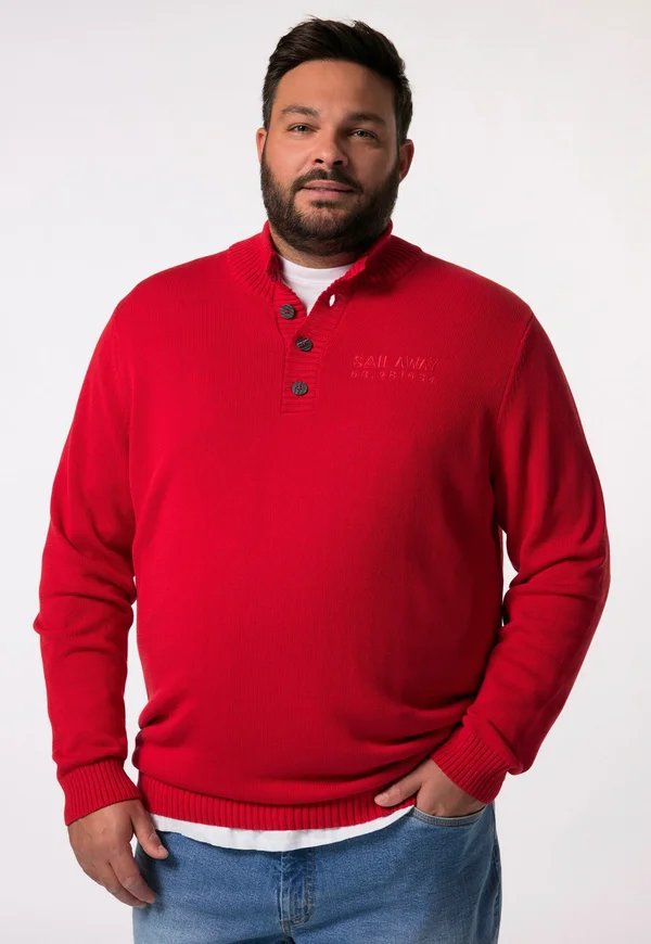 Strickpullover - red