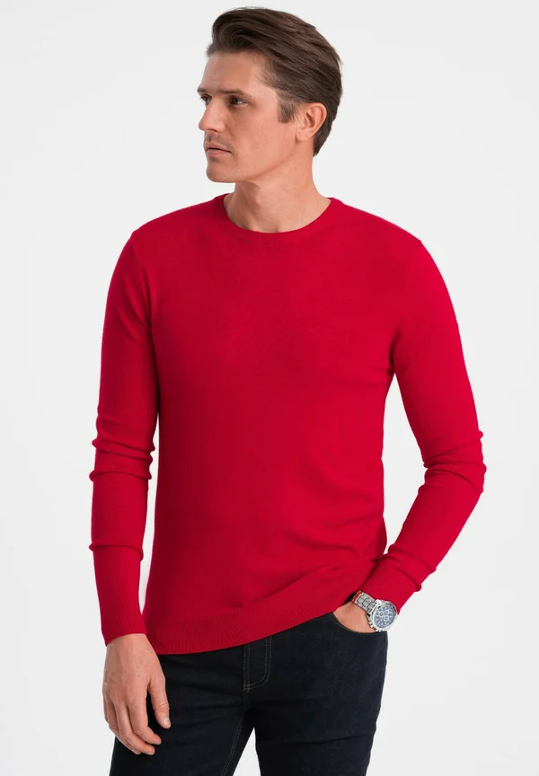Strickpullover - red