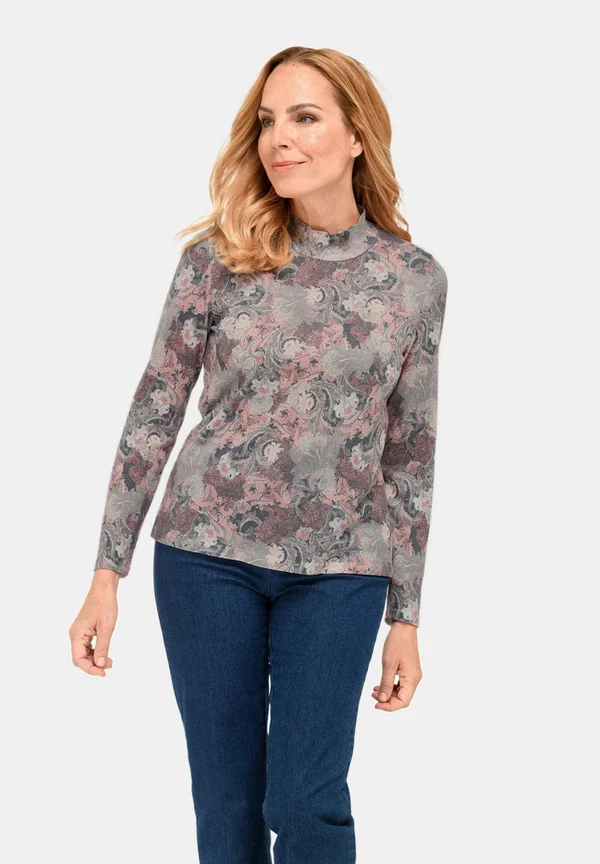 Strickpullover - rosé patterned