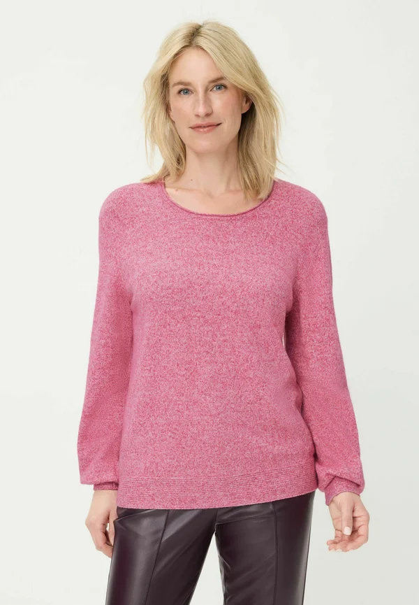 Strickpullover - rosa meliert