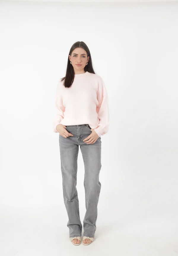 Strickpullover - rosa