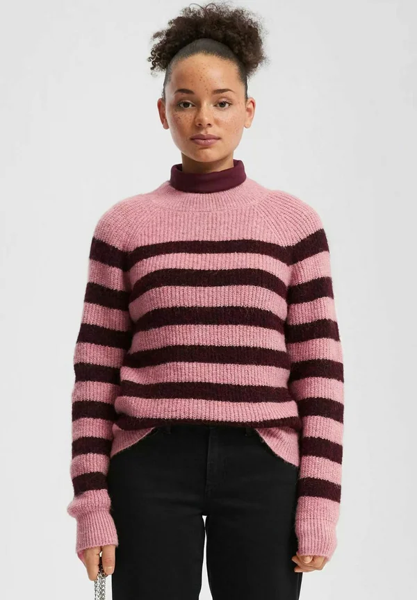 Strickpullover - rosa