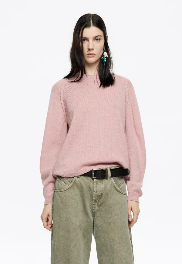 Strickpullover - rosa