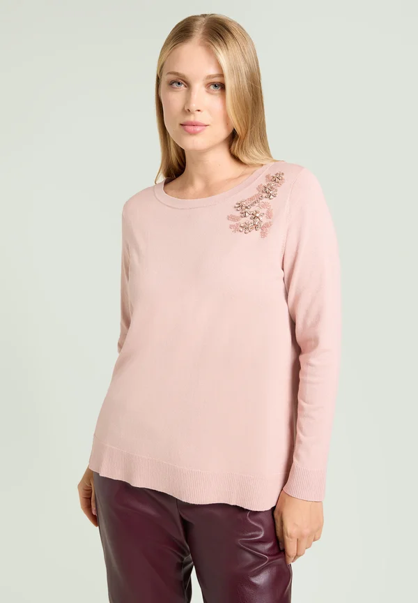 Strickpullover - rosa
