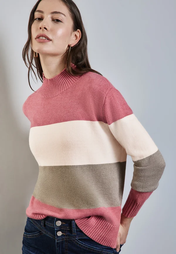 Strickpullover - rosa