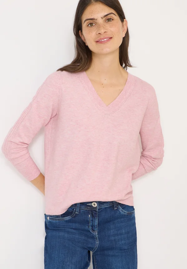 Strickpullover - rosa