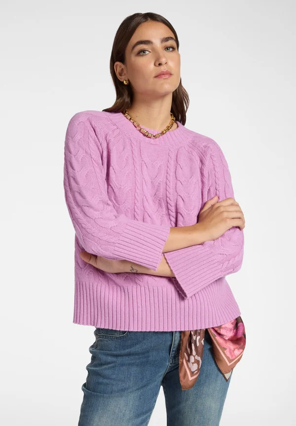 Strickpullover - rosa